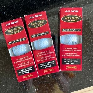 Spaulding Golf Balls 3 packages Top Flite XL 2000